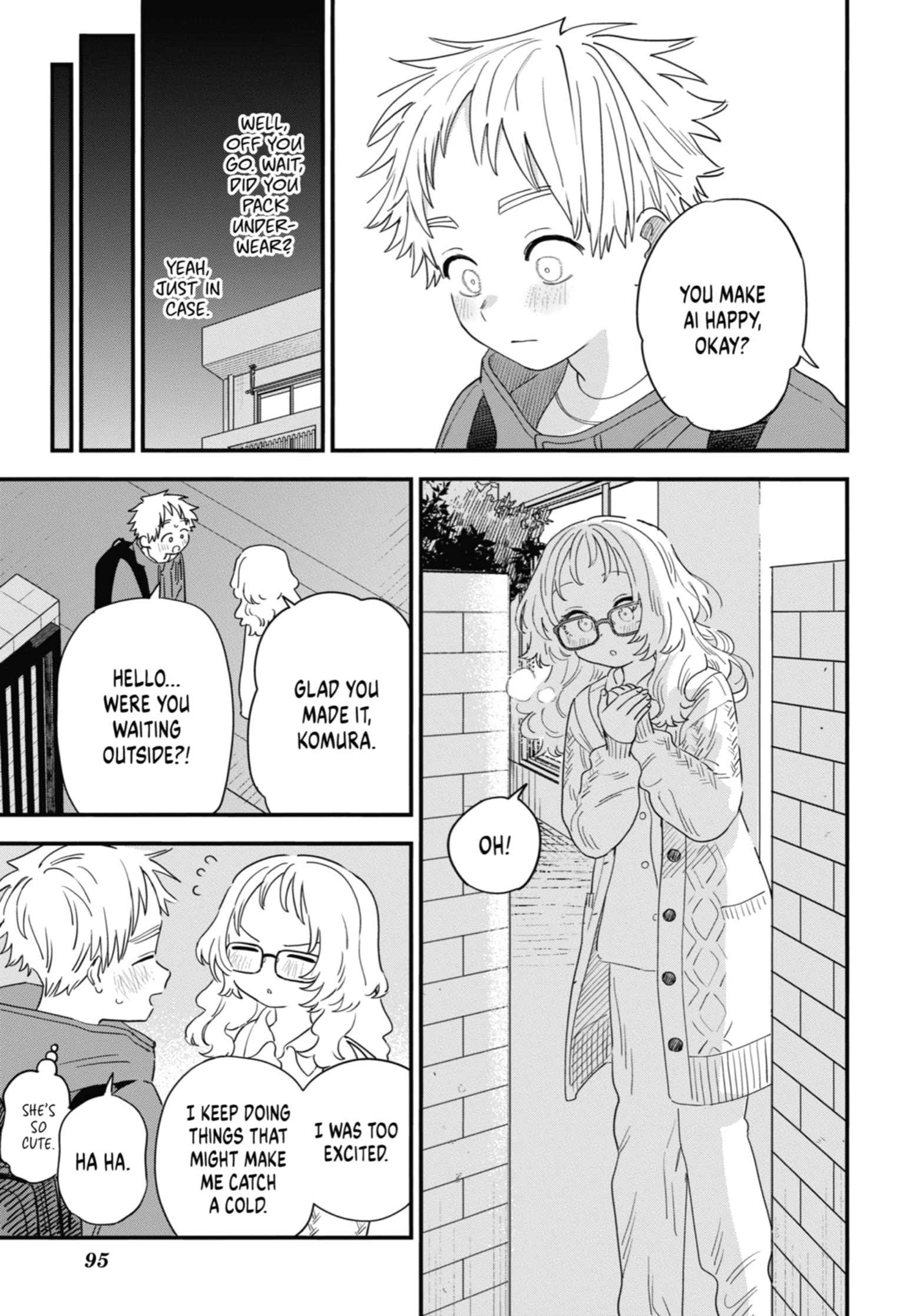 Suki na Ko ga Megane wo Wasureta, Chapter 100 image 03